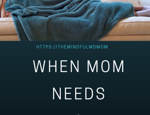 when mom needs a sick day. Mindful parenting tips, sick day activities, and more! #mindfulness #kids #momlife #parentingtips #parentinghacks