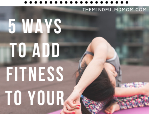 want to work out but no time for the gym? 5 ways to add fitness to your day. #mindfulness #yoga #onlineyoga #glo #fitness #healthyliving #parenting #selfcare